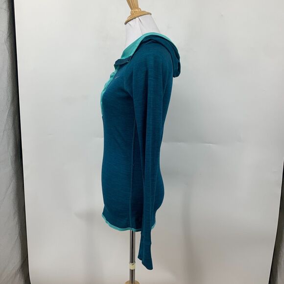 Nike Running Hoodie Shirt XS Extra Small Dri Fit Half Snap Placket Wool Blend - Picture 5 of 15